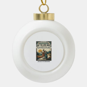 Jesus Motorcycle Club Spouse T-Shirt Inspirational Ceramic Ball Christmas Ornament