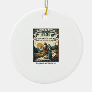 Jesus Motorcycle Club Spouse T-Shirt Inspirational Ceramic Ornament