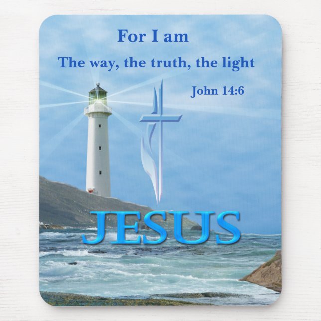 Jesus  mouse pad (Front)