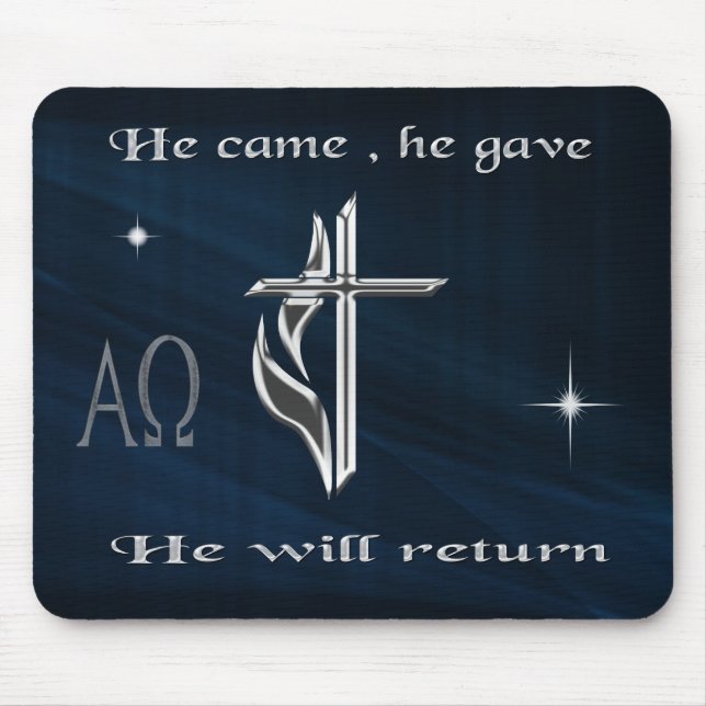Jesus Mouse Pad (Front)