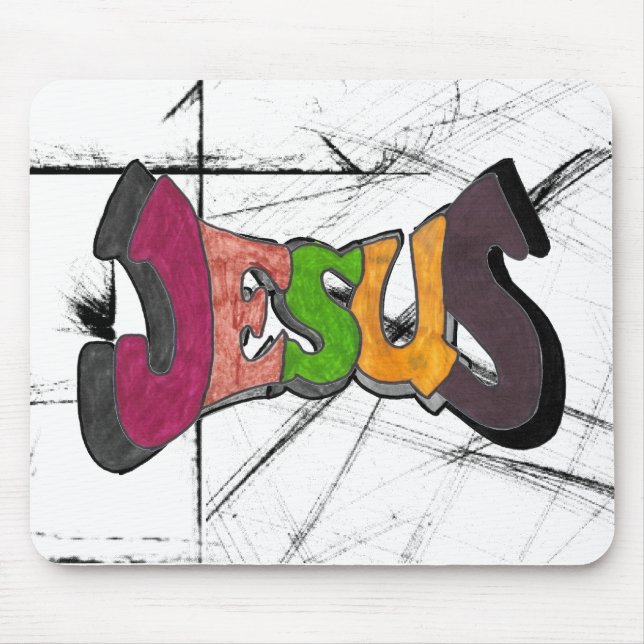 Jesus Mouse Pad (Front)