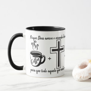 Jesus mug + João versicle 3:16