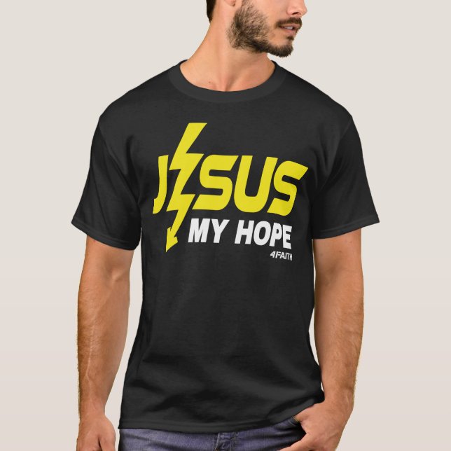 Jesus my Hope, Christian Faith T-Shirt (Front)