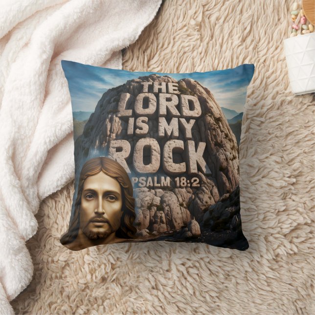 Jesus, My Rock of Ages The Lord Is My Rock Cushion (Blanket)