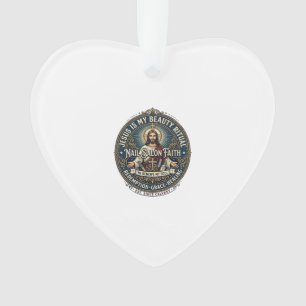 Jesus Nail Tech Nail Artist T-Shirt Inspirational Ornament