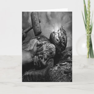 Jesus Nailed Greeting card