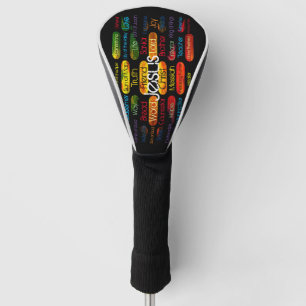 Jesus Names Multi-color Golf Head Cover