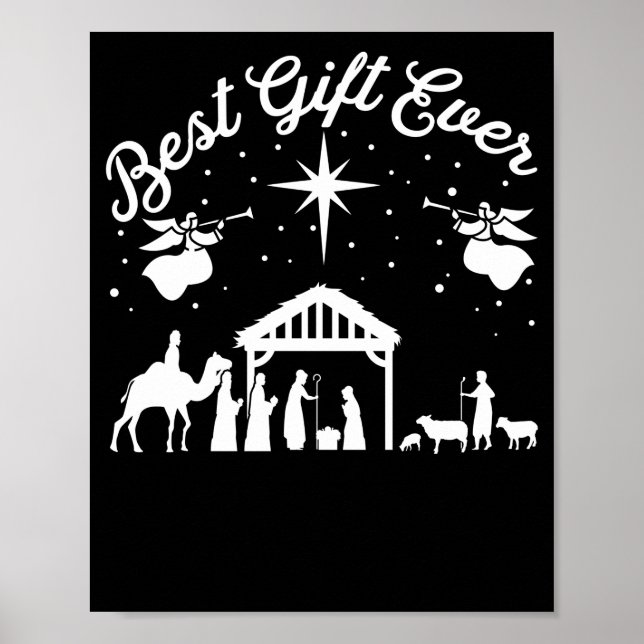Jesus Nativity Birthday Christmas Outfit Poster (Front)