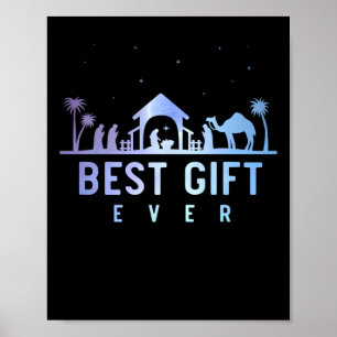 Jesus Nativity Religious Christmas Christian Poster