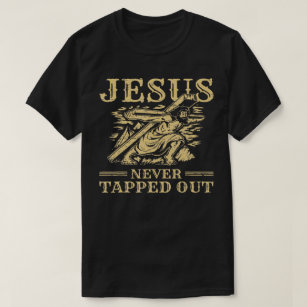 Jesus Never Tapped Out Resurrection Sunday Rabbit T-Shirt