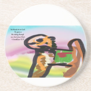 jesus no worry coaster