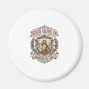 Jesus Olive Oil Anointing Oil Label Jesus Olive Oi Magnet
