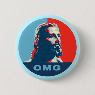 Jesus OMG button