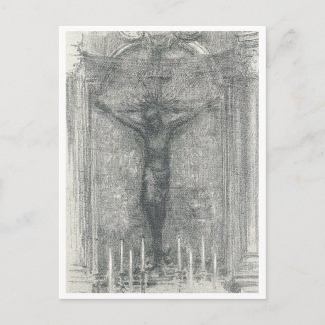 Jesus on Cross - Postcard (Front)