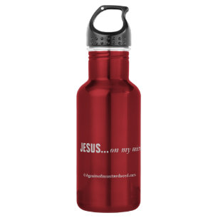 Jesus on my mind 532 ml water bottle
