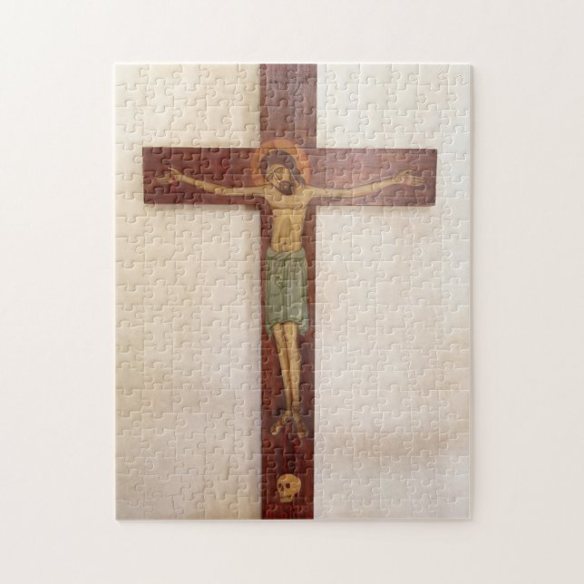 Jesus On The Cross Art Jigsaw Puzzle (Vertical)