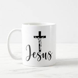Jesus On The Cross Coffee Mug