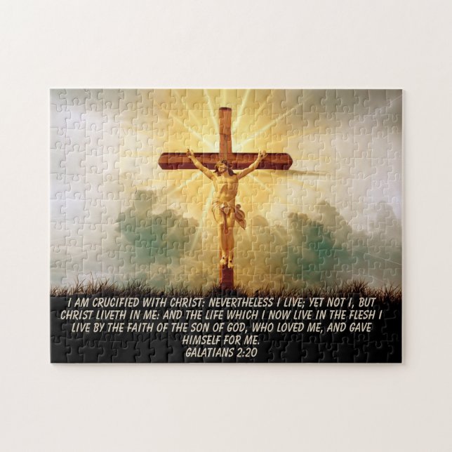 JESUS ON THE CROSS JIGSAW PUZZLE (Horizontal)