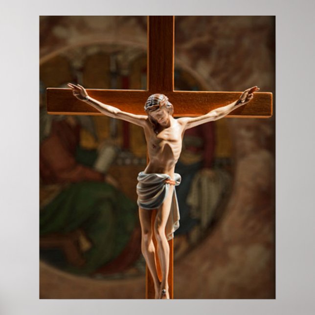 Jesus on the cross poster (Front)