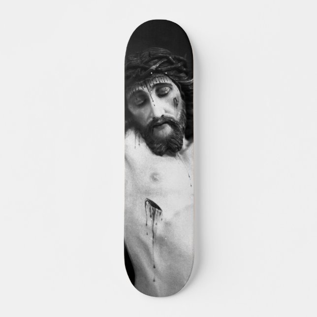 Jesus on the cross skateboard (Front)