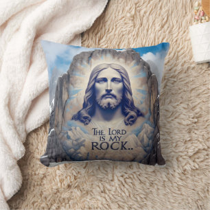 Jesus on the Mountain: The Lord Is My Rock Cushion
