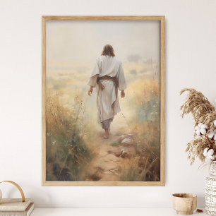 Jesus on the Way _ _The Way of Peace_ _ Christian  Poster