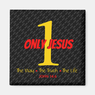 JESUS   One Way Truth Life   EASTER Christian Magnet