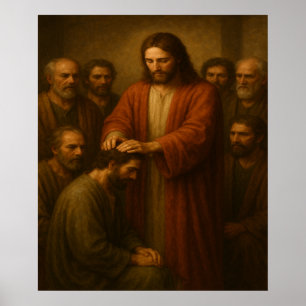 Jesus Ordaining Apostles ™ LDS Wall Art Print