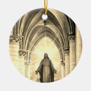 Jesus Ornament with Bible Verse