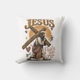 Jesus paid it all cushion