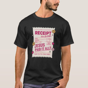 Jesus Paid It All, Guest Check Christian T-Shirt
