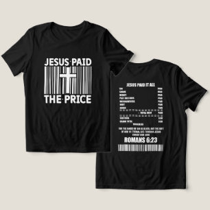 Jesus Paid The Price T-Shirt Tri-Blend Shirt
