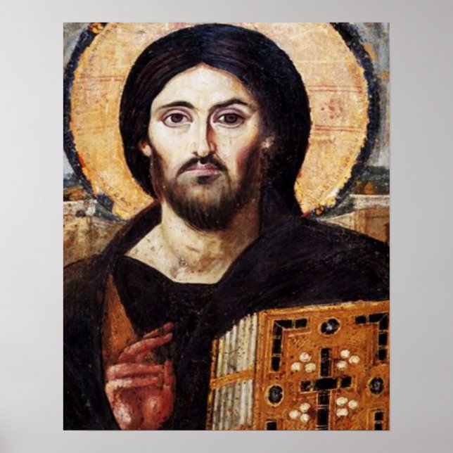 Jesus Pantocrator icon Poster (Front)