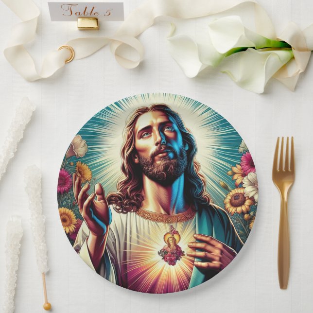 Jesus paper plates! plate (Wedding)