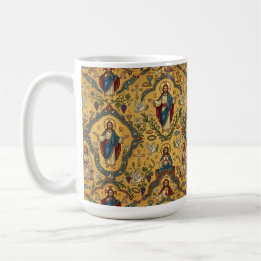 Jesus Pattern Coffee Mug