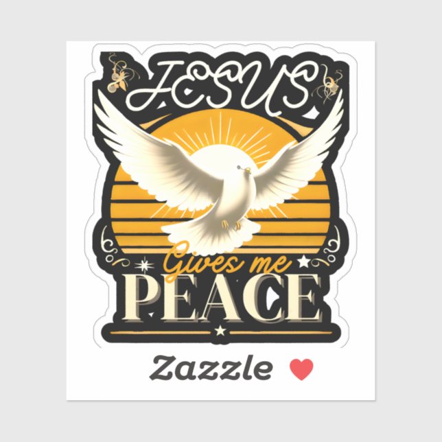 Jesus Peace Dove Descendants Design for Christian (Sheet)