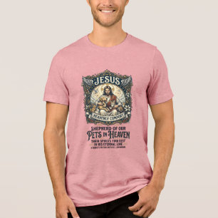 Jesus Pet Memorial Remembrance Shirt Christian Gra