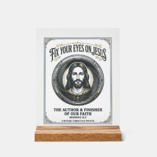 Jesus Photography Mum Family Photographer Vintage Acrylic Sign