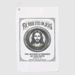 Jesus Photography Mum Family Photographer Vintage Golf Towel