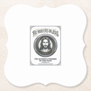 Jesus Photography Mum Family Photographer Vintage  Paper Coaster