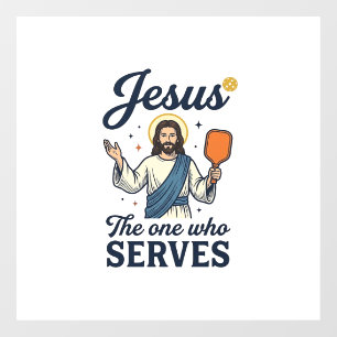 Jesus Pickleball The One Who Serves Shirt