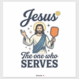 Jesus Pickleball The One Who Serves Shirt