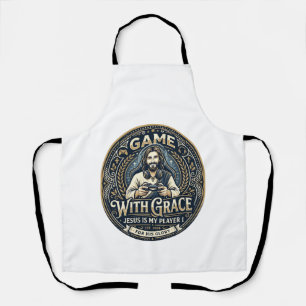 Jesus Pickleball Vintage Shirt Christian Graphic_1 Apron