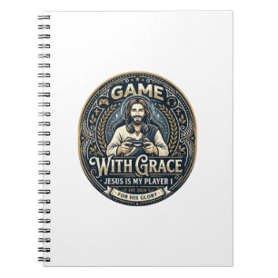 Jesus Pickleball Vintage Shirt Christian Graphic_1 Notebook