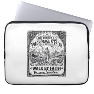 Jesus Pilgrimage Camino Holy Journey Laptop Sleeve