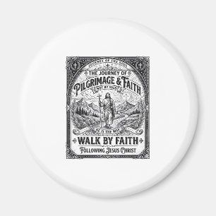 Jesus Pilgrimage Camino Holy Journey Magnet