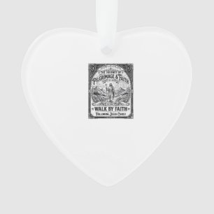 Jesus Pilgrimage Camino Holy Journey Ornament