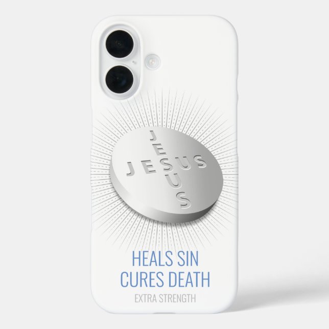 Jesus Pill - Customisable Faith Pray Christian God Case-Mate iPhone Case (Back)