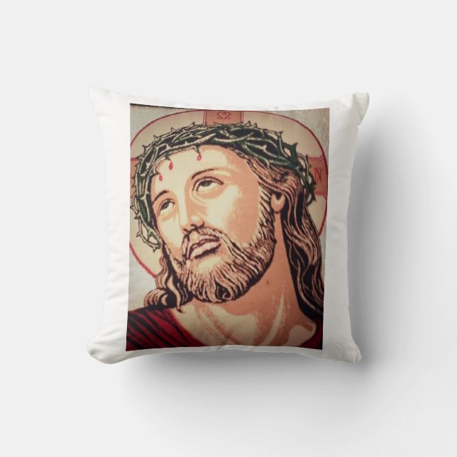 Jesus Pillow (Front)