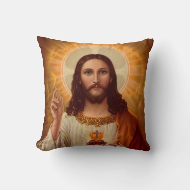 Jesus Pillow (Front)